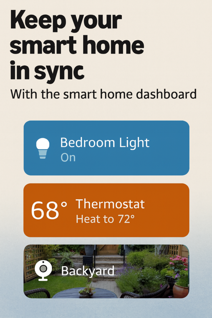 Echo Show 15 smart home control Echo Show 15 smart home control dashboard