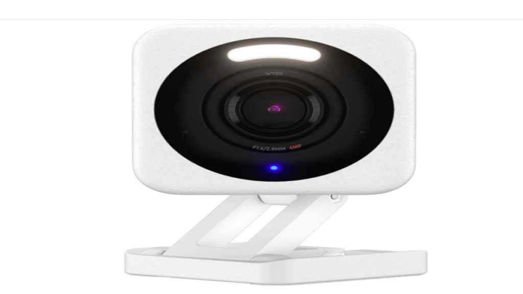  Wyze Cam v4 smart home security camera with 2.5K QHD resolution