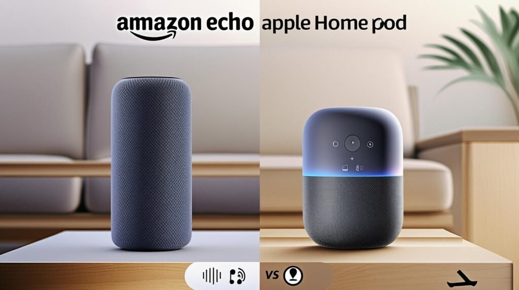 Echo Studio vs Apple HomePod smart speaker comparison 2026
