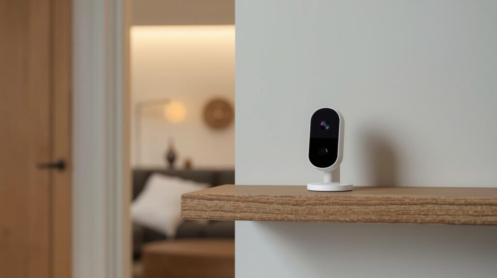 Best smart home devices for apartments in 2026 including smart  security cameras .
