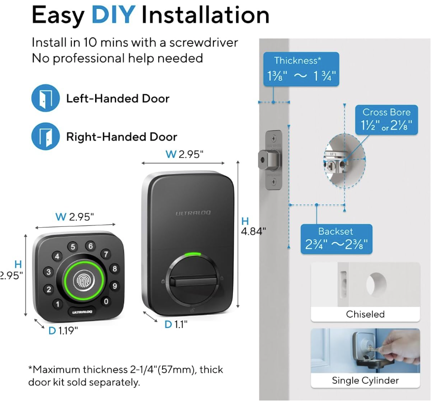 No professional installation needed No professional installation needed