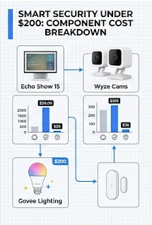 smart home security system under $200